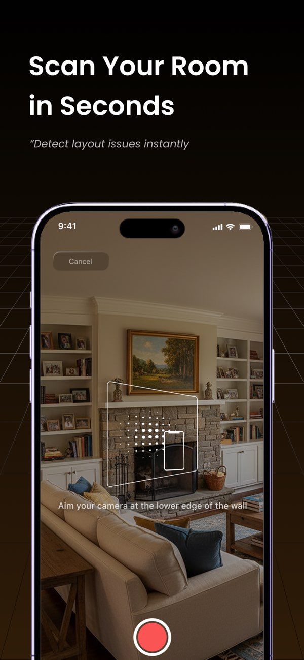 Chi Sensor AR Room Vibe 应用界面